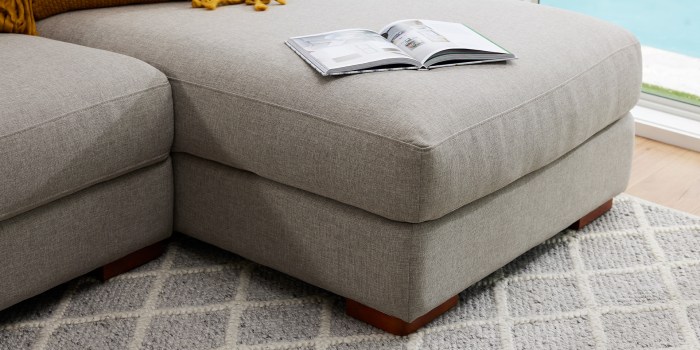 Plush sofa bed furniture for guest rooms