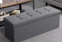 Folding Storage Ottoman Bench, Foot Rest, Stool, Storage Chest, Seat ... Convertible storage ottoman bench furniture