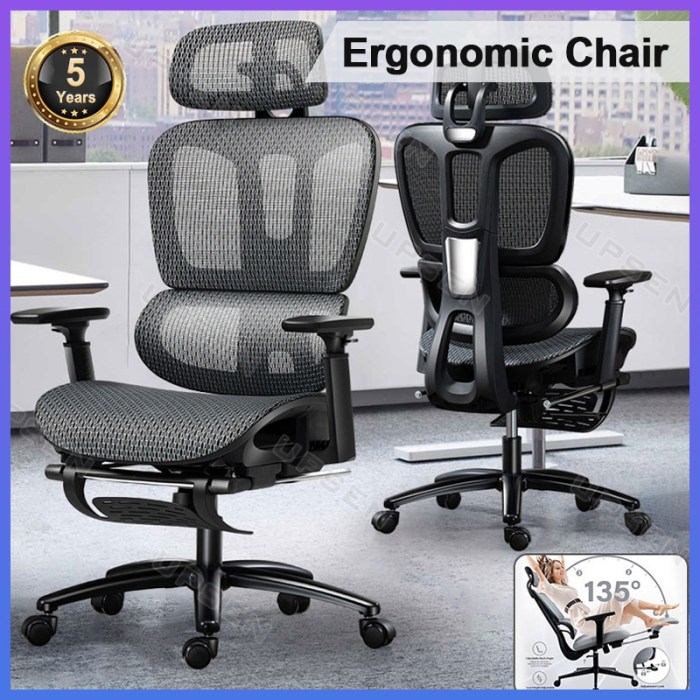 【READY STOCK】 office chair ergonomic mesh high back gaming chair pink ... 【READY STOCK】 office chair ergonomic mesh high back gaming chair pink ...