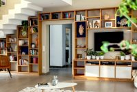 Space-saving multifunctional furniture for studio