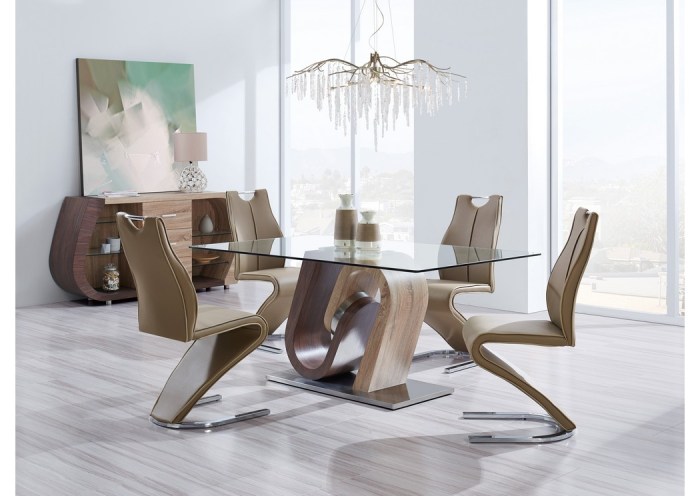 Glass Top Kitchen Table With Chairs – Things In The Kitchen Glass-top dining table furniture with upholstered chairs