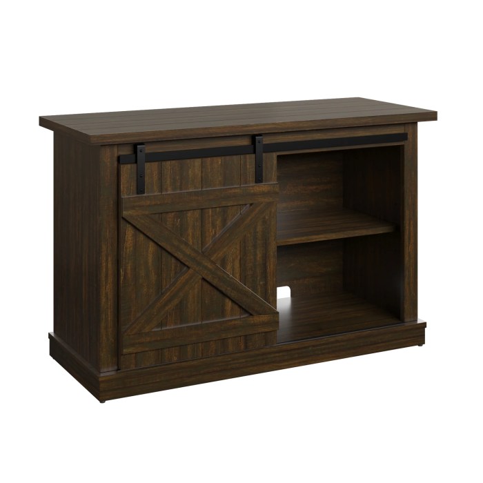 Twinstar Home Sliding Barn Door Farmhouse Tv Stand for Tv's up to 49 ... Farmhouse TV stand furniture with sliding barn doors
