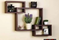 Minimalistic Style Minimalist Floating Wall Mount Corner Shelves Rack ... Floating wall shelf furniture for minimal decor
