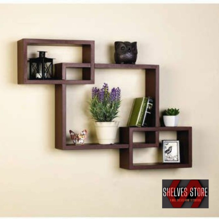 Minimalistic Style Minimalist Floating Wall Mount Corner Shelves Rack ... Floating wall shelf furniture for minimal decor