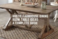Rustic dining room furniture with farmhouse table