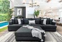 Ashley Furniture - Lindyn - Fog - Left Arm Facing Corner Chaise 2 Pc ... Corner sectional furniture with chaise lounge